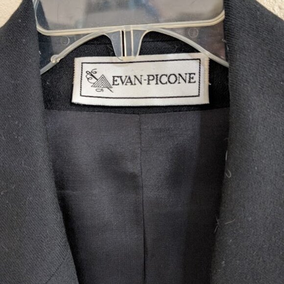 Vintage Evan Picone - Wool Pant Suit - Made in USA - Slacks 12 - Blazer 14 - Picture 6 of 7